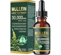 Organic Lung Cleansing Mullein Leaf Extract Drops,Mullein Drops for Lungs,Mullein Extract for Lungs,Natural Formula,for Men & Women (1)