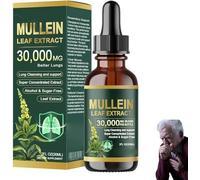 Organic Lung Cleansing Mullein Leaf Extract Drops,Mullein Drops for Lungs,Mullein Leaf Extract for Lungs,Cleanse and Respiratory Support,Natural Formula for Women Men, 30ml (1)