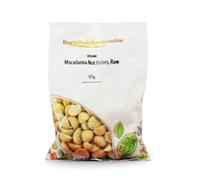 Organic Macadamia Nut Halves, Raw 125g (BWFO)