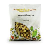 Organic Macadamia Nut Halves, Raw 500g (BWFO)