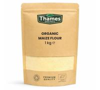 Organic Maize Flour 1kg - 100% Pure & Natural Flour - No Additives, No Preservatives - Vegan, Non-GMO, Certified Organic - Great for Baking, Cooking - Thames Organic