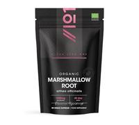 Organic Marshmallow Root 1400mg - 90 Vegan Capsules - Potent Althea Officinalis Supplement - 45 Day Supply - Resealable and Recyclable Pouch - By Alpha01