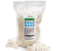 Organic Melt and Pour Soap Base - Alexes 2 lb Soap Base for Soap Making - Unscented Organic Soap Base - Soap Making Supplies