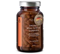 Organic Milk Thistle & Artichoke Extract Complex - Rich in Silymarin & Bitters - 120 Capsules = 60 Days Supply - Vegan - Non-GMO - Made in Germany