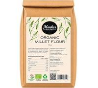 Organic Millet Flour 1kg - Premium European Millet Powder - GMO & Gluten Free