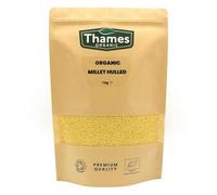 Organic Millet Hulled 1kg - Delicious Grain, Certified Organic, Raw, GMO Free, Whole Grain, Vegan, High Fibre - Thames Organic