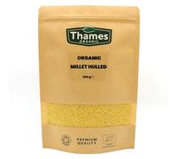 Organic Millet Hulled 500g - Delicious Grain, Certified Organic, Raw, GMO Free, Whole Grain, Vegan, High Fibre - Thames Organic