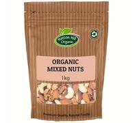Organic Mixed Nuts 1kg - Raw & Unsalted by Hatton Hill Organic (Brazilnuts, Cashews, Walnuts & Almonds)