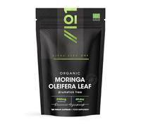 Organic Moringa 2100mg - 180 Vegan Capsules - Raw Moringa Oleifera Leaf Supplement - Rich in Vitamins, Antioxidants & Amino Acid - by Alpha01