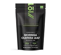 Organic Moringa 2100mg - 60 Vegan Capsules - Raw Moringa Oleifera Leaf - Rich in Vitamins, Antioxidants & Amino Acid - Resealable and Recyclable Pouch - by Alpha01
