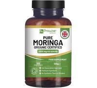 Organic Moringa 2000mg per Serving 120 Vegan Capsules | Moringa Oleifera Leaf Supplement | 100% Natural Soil Association Organic Certified | No Synthetic Binders or Fillers by Prowise