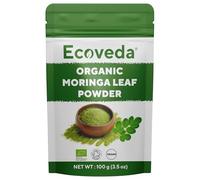 Organic Moringa Leaf Powder 100 gram, Organically Grown, Soil Association Certified Powdered Moringa Leaves, Tested for Heavy Metals
