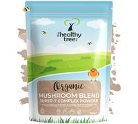 Organic Mushroom Blend Powder 100g - Super-7 Complex Blend Including Lions Mane, Reishi, Shiitake and Chaga by TheHealthyTree Company