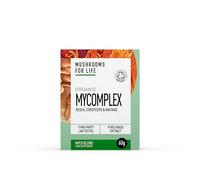 Organic Mycomplex Mushroom Super Blend| 60 Caps or 60g Powder - Cordyceps, Reishi and Maitake - Mushroom Superfood Supplement - Pure Grade Extracts, No Binders (60 Caps)