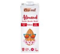 Organic Natural Almond Drink - No Added Sugar (EcoMil) 6x1 Litre