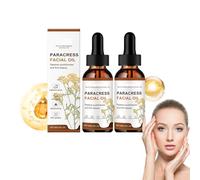 Organic Natural Anti-Aging Paracress Facial Oil for Women - Tightening Face Oil with Spilanthes, Wrinkle Reduction & Skin Firming Targets Fine Lines, Intense Hydration for All Skin Types (2 Bottles)