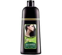 Organic Natural Fast Hair Dye Plant Black Shampoo, Restore Lustrous & Shiny Hair Shampoo, Darkening and Hair Growth Shampoo for Men and Women, 500ml