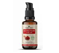 Organic Netra Ayurvedic Kumkumadi Tailam, Face Oil for Glowing Skin Enriched with Pure Kashmiri Saffron & Goat Milk Reduces Pigmentation and Fades Dark Spot Enriched with Vitamin E, 30ml