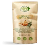 Organic Nettle Tea Bags 100 Temple Pack - Caffeine-Free Herbal Infusion, Soil Association Certified, Plastic-Free - The Natural Health Market - UK Made, Small Batch (2x50 Packs)