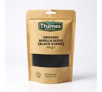 Organic Nigella Seeds - 100% Pure and Natural - Nutritious, Flavorful, and Versatile Ingredient - Resealable Pouch for Freshness - Thames Organic 100g