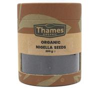 Organic Nigella Seeds (Black Cumin)-Box (also known as Black Cumin or Kalonji) - 100% Pure and Natural - Nutritious, Flavorful, and Versatile Ingredient - Resealable box - Thames Organic (200g)