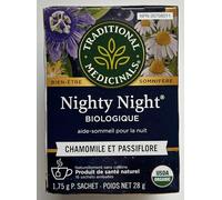 Organic Nighty Night, Caffeine Free, Herbal Tea, 16 Wrapped Tea Bags, .85 oz (24 g)