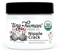 Organic Nipple Cream, Nipple Crack Lanolin Free Nipple Butter, Balm for Breastfeeding Mother, No Need to Wash Off, Safe for Baby and Mama