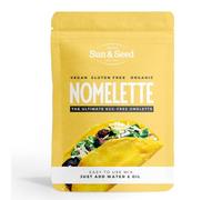 Organic Nomelette Mix by Sun & Seed - 250g - Egg Free Alternative Omelette - High in Protein - Plant Based - Vegan Friendly - Makes 10 Omelettes (250g (Pack of 1))