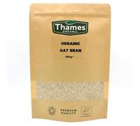 Organic Oat Bran - Vegan, GMO Free, No Additives No Preservatives, High in Fiber High in Protein for Cooking and Baking - Thames Organic 500g