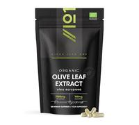 Organic Olive Leaf Extract Capsules 7500mg - 20% Oleuropein - 120 Vegan Capsules - Resealable and Recyclable Pouch by Alpha01