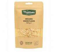 Organic Onion Flakes 500g- Non-GMO, Vegan, No Additives, No Preservatives - Dehydrated Onion Flakes Perfect for Soups, Stews, and Seasoning Blends - Thames Organic 500g