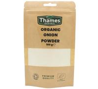 Organic Onion Powder - 100g of Flavorful & Versatile Seasoning - No Additives, No Preservatives - Vegan, Non-GMO, Certified Organic - Perfect for Cooking, Baking, and Seasoning - Thames Organic
