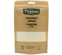 Organic Onion Powder - 250g of Flavorful & Versatile Seasoning - No Additives, No Preservatives - Vegan, Non-GMO, Certified Organic - Perfect for Cooking, Baking, and Seasoning - Thames Organic