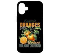 Organic Oranges Juicy Sweet Redlands California Case for iPhone 16 Plus