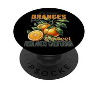 Organic Oranges Juicy Sweet Redlands California PopSockets Adhesive PopGrip