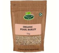 Organic Pearl Barley 1kg by Hatton Hill Organic | Nutritious Whole Grain for Soups, Stews & Salads
