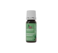 Organic Peppermint Essential Oil - Pure Steam Distilled Mentha Piperita - Cooling & Invigorating for Skin, Scalp & Body - Ideal for Massage, Lip Balm & Foot Creams 10 ml