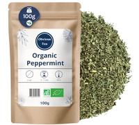 Organic Peppermint Herbal Tea, Loose Leaf Infusion, Caffeine-Free 100g