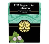 Organic Peppermint Infusion with Hemp Extract - 18 Bleach Free Tea Bags