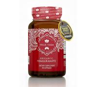 Organic Pomegranate Capsules | Pomegranate Juice Alternative | Certified Organic by Soil Association | Vegetarian & Vegan Friendly | Ayurveda Extract | 60 Easy Swallow Capsules | UK Made