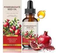 Organic Pomegranate Seed Oil For Skin,Natural Cold-Pressed Pomegranate Seed Oil For Elasticity, Reduce Fine Line,The Ultimate Blend For A Silken Touch & Healthy-Looking Glow(1PC)