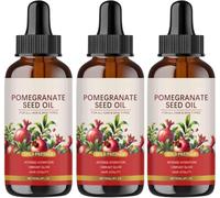 Organic Pomegranate Seed Oil, Repair Dry Face Skin, Deep Hydrating, Improves Elasticity of Face and Body Skin, for Hair, Face, Body & Skins