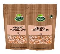 Organic Popping Corn 2kg by Haton Hill Organic | Popping Kernels for Fluffy Popcorn, Perfect for Snacks and Movie Nights