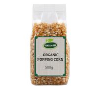 Organic Popping Corn 500g by Haton Hill Organic | Popping Kernels for Fluffy Popcorn, Perfect for Snacks and Movie Nights