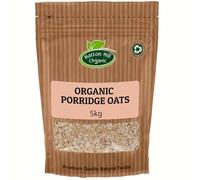 Organic Porridge Oats 5kg by Hatton Hill Organic - Premium Rolled Oat Flakes