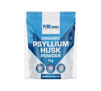 Organic Psyllium Husk Powder 100% PURE Fine Milled Easy To Blend Soluble Fibre 1KG