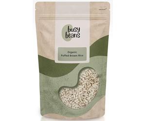 Organic Puffed Brown Rice | Certified Organic | by Busy Beans Organic (2kg)