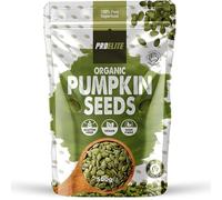 Organic Pumpkin Seeds - Naturally Gluten Free and Vegan Approved Raw Pumpkin Seed Kernels AA Raw Highest Grade Pumpkin Seed UnRoasted UnSalted by PROELITE (500g)