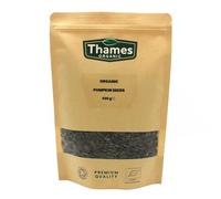 Organic Pumpkin Seeds 500g- of Nutritious & Delicious Seeds - No Additives, No Preservatives - Raw, Vegan, Non-GMO, Certified Organic - Great for Snacking, Baking, and Sprinkling - Thames Organic 500g