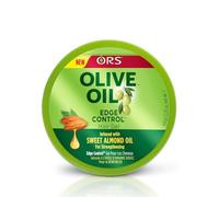 ORS Olive Oil Edge Control Hair Gel - 64g/2.25oz, For Hair Strengthening, Infused With Olive & Sweet Almond Oil, For Extra Hold, Shining, & Moisturizing